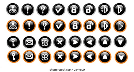 Miscellaneous web icons
