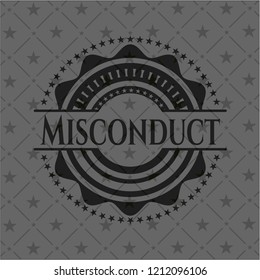 Misconduct dark badge