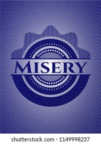 Misery denim background