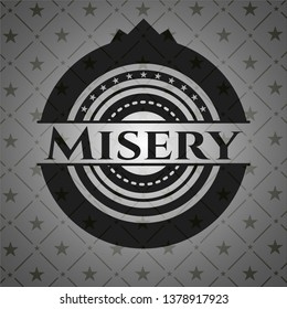 Misery realistic dark emblem