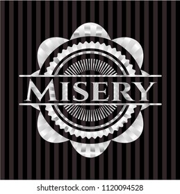 Misery silver shiny emblem
