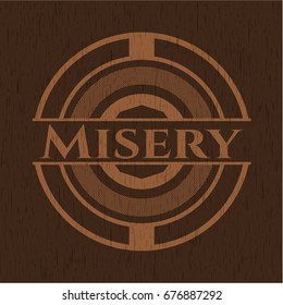 Misery wooden emblem