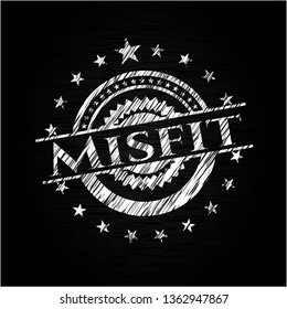 Misfit chalk emblem