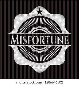 Misfortune silvery shiny emblem