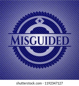 Misguided with denim texture