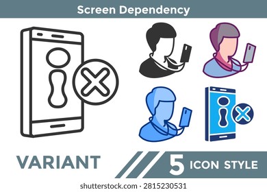 Misinformation icon for illustrating inaccurate information systems, false content distribution, and misleading communication concepts. Line, Filled, Color, Dualtone style.