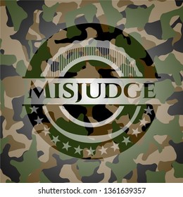 Misjudge camouflage emblem