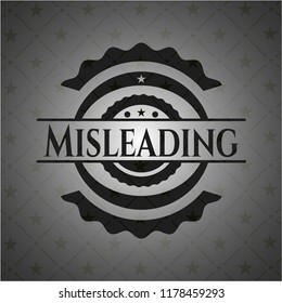 Misleading dark badge