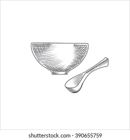 Miso Soup Illustration