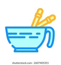 miso soup mug meal drink color icon vector. miso soup mug meal drink sign. isolated symbol illustration