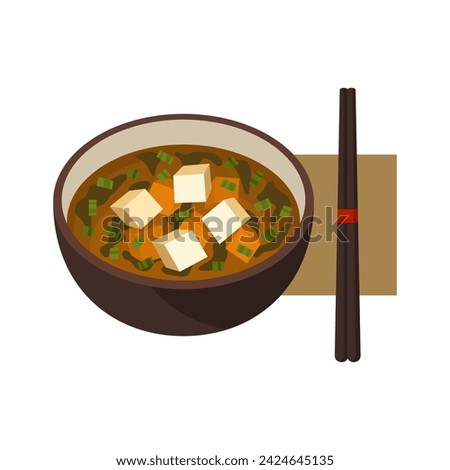 Miso soup traditional Japanese soup ストックフォト © 