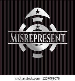 Misrepresent silvery emblem