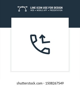 miss call connection sign icon design vector illustration