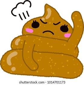 Miss granulated shit set angry.This is a vector illustration.
