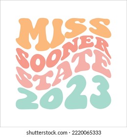 Miss Sooner State 2023 eps design