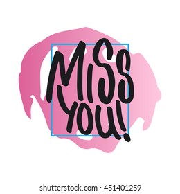 8,561 I miss you design Images, Stock Photos & Vectors | Shutterstock