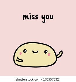 Cute Miss You Images Stock Photos Vectors Shutterstock