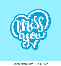 I Miss You Illustration Images, Stock Photos & Vectors | Shutterstock