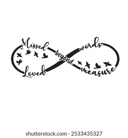 missed beyond measure loved background inspirational positive quotes, motivational, typography, lettering design