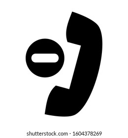 missed call icon isolated sign symbol vector illustration - Collection of high quality black style vector icons
