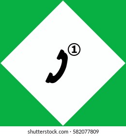 Missed Call  icon Vector design.