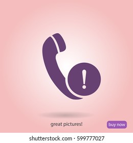 Missed Call Vector Icon