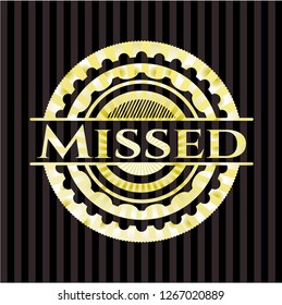 Missed golden badge