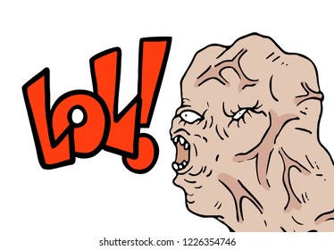 misshapen creature illustration