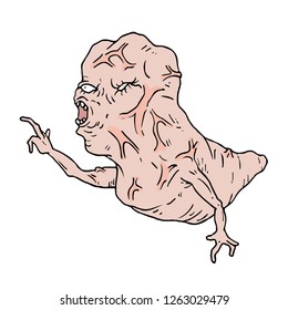 misshapen creature illustration