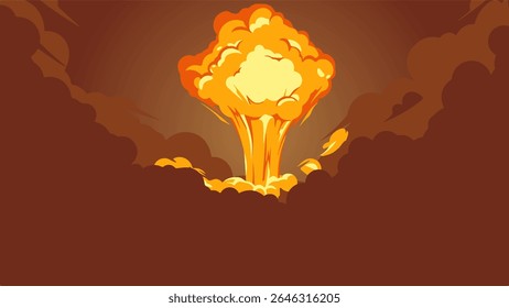missile bomb war explosion background