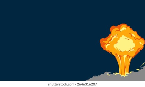 missile bomb war explosion background