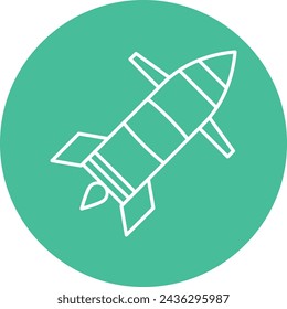Missile Icon Design For Personal And Commercial Use