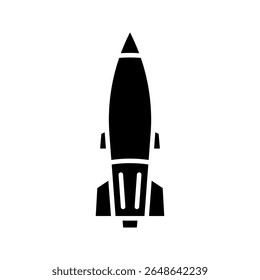 Missile Icon Pack in striped and flat versions on white background