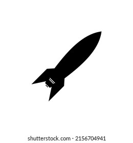 Missile icon. Trendy Missile logo concept on white background from army and war collection. Suitable for use on web apps, mobile apps and print media.