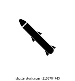 Missile icon. Trendy Missile logo concept on white background from army and war collection. Suitable for use on web apps, mobile apps and print media.