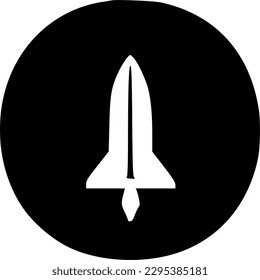 Vektordesign-Illustration des Raketensymbols