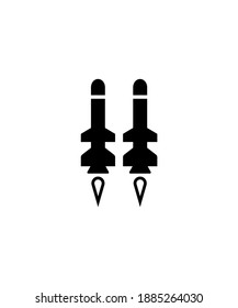 missile icon,vector best flat icon.