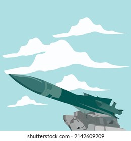 Missile Illustration Is A Picture Of Missile Ready To Launch