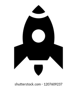 
A missile representing rocket launch 
