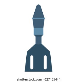 Missile rocket icon vector illustration cartoon isolated bomb flat style white background threat