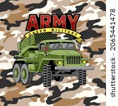 missile truck the war vehicle military vector illustration