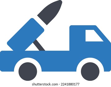 missile Vector illustration on a transparent background. Premium quality symmbols. Glyphs vector icons for concept and graphic design.