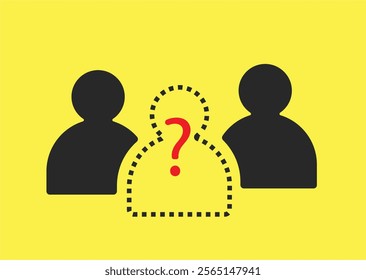 The missing anonymous people illustration