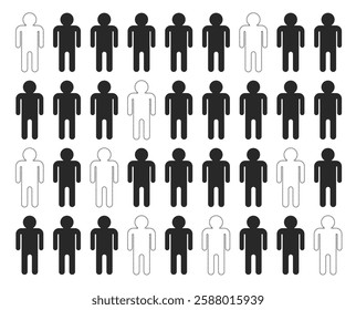 The missing anonymous people illustration