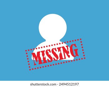 The missing anonymous person illustration