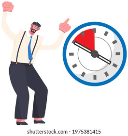 Missing deadline, bad time management. Work in high stress conditions and under hard boss pressure. Scene of tired, nervous, stressed people clutches head at work, many tasks. Deadline metaphors