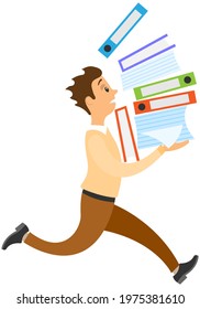 Missing deadline, bad time management. Work in high stress conditions and under hard boss pressure. Scene of tired, nervous, stressed people clutches head at work, many tasks. Deadline metaphors
