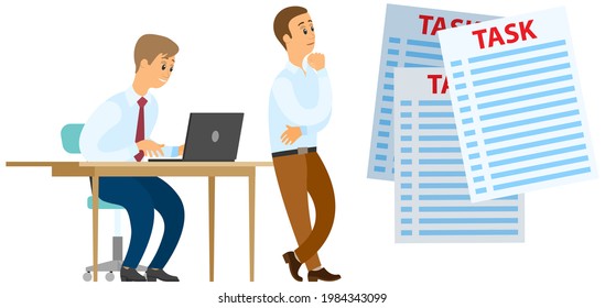 Missing deadline, bad time management. Work in high stress conditions and under hard boss pressure. Scene of tired, nervous, stressed people clutches head at work, many tasks. Deadline metaphors