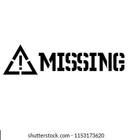 Missing label , label