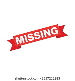 Missing Letter Rubber Stamp Vector Template